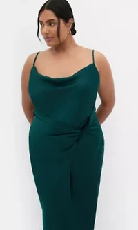 Adelina Twist Slip Dress