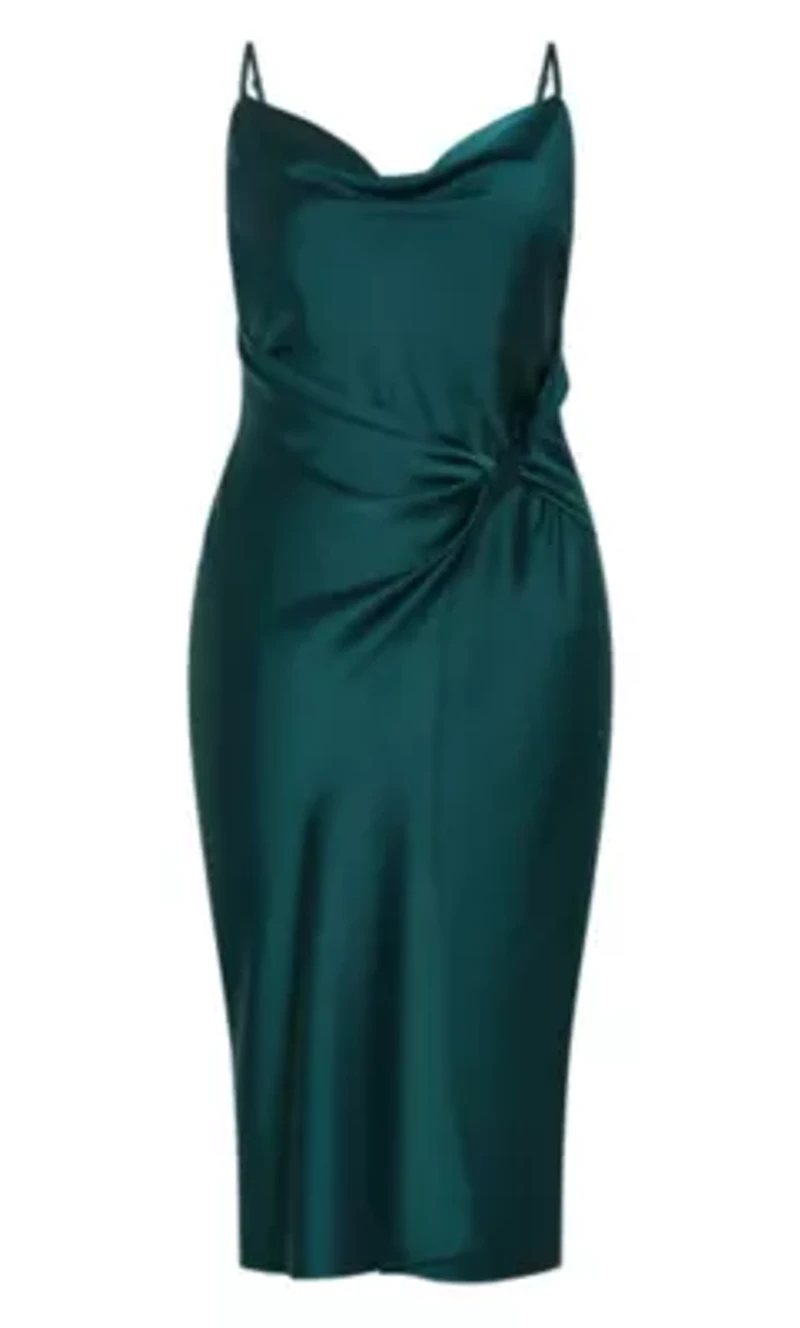 Adelina Twist Slip Dress