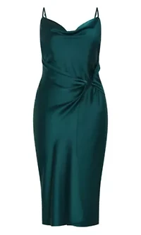 Adelina Twist Slip Dress
