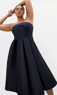 Tiffany Strapless Midi Dress