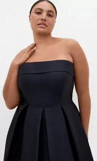 Tiffany Strapless Midi Dress