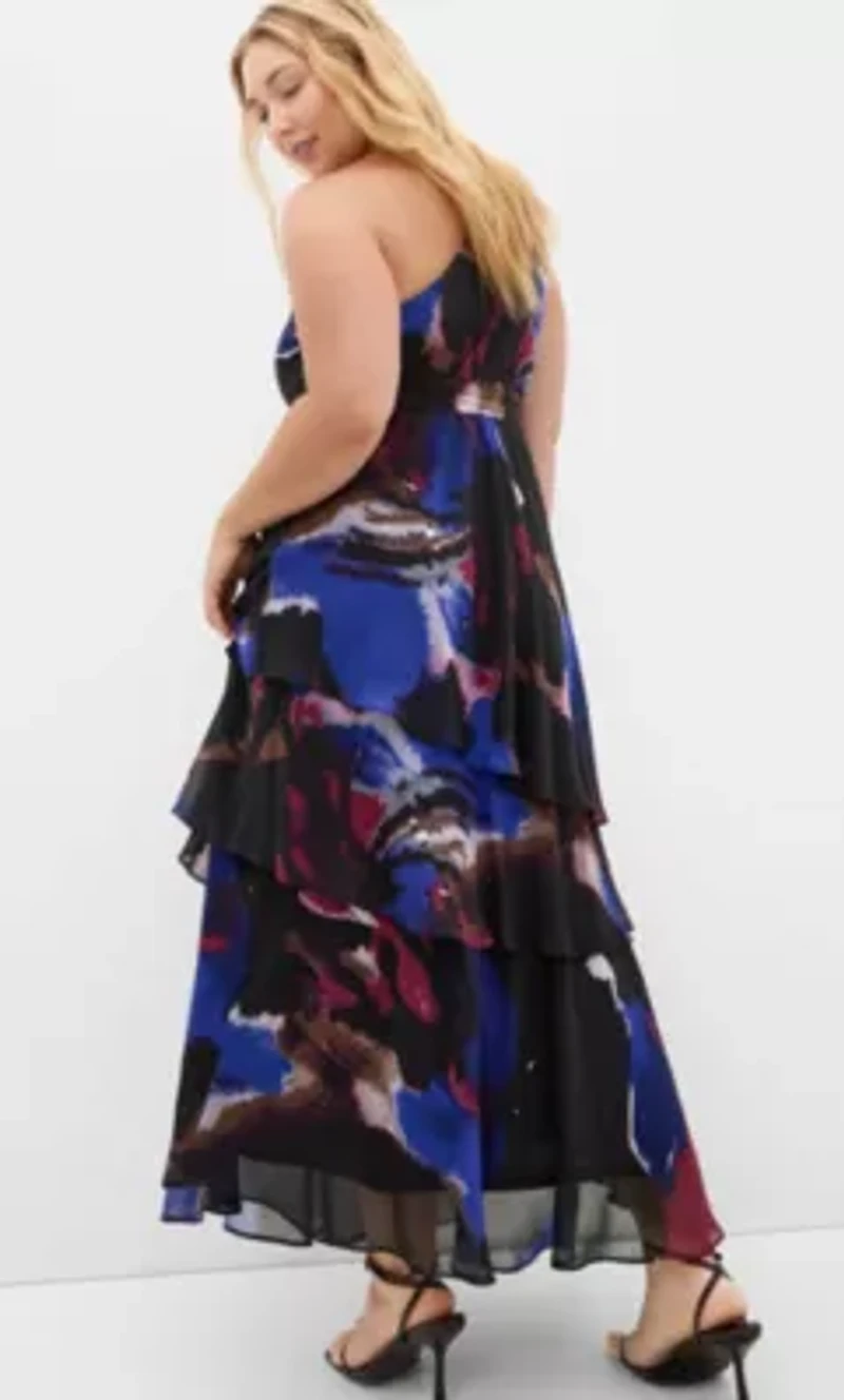 Rendezvous One Shoulder Maxi Dress