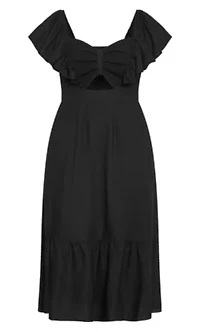 Alora Flutter Maxi Dress