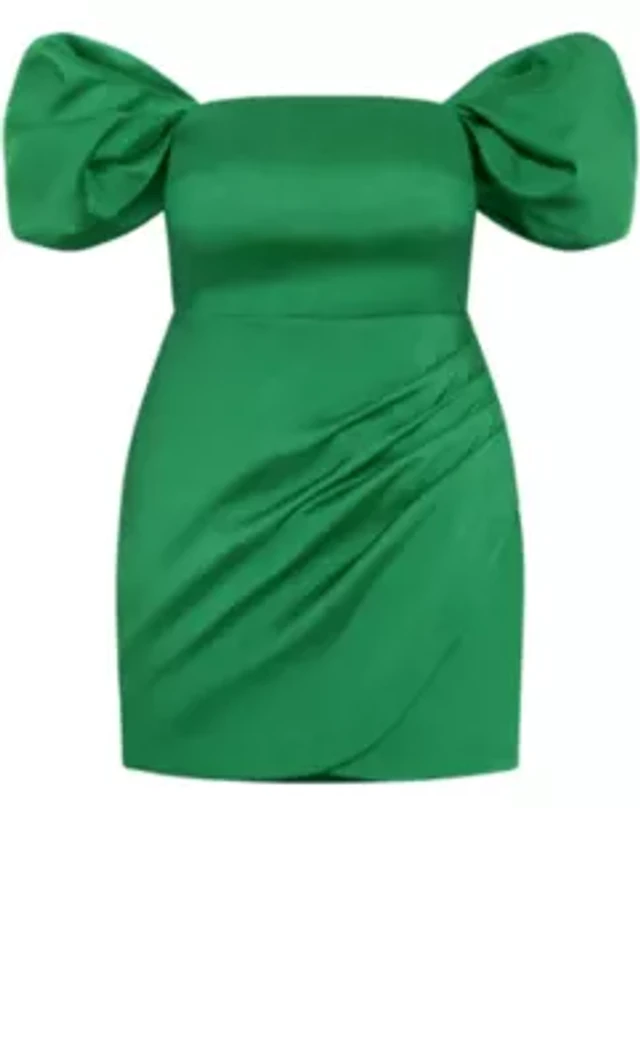 silence + noise destin dolman off-the-shoulder mini dress Silence + Noise Destin Dolman Off-The-Shoulder Mini Dress