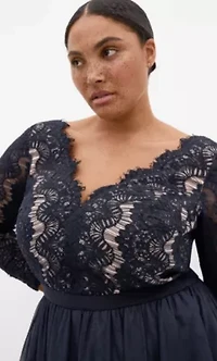 Rare Beauty Lace Midi Dress