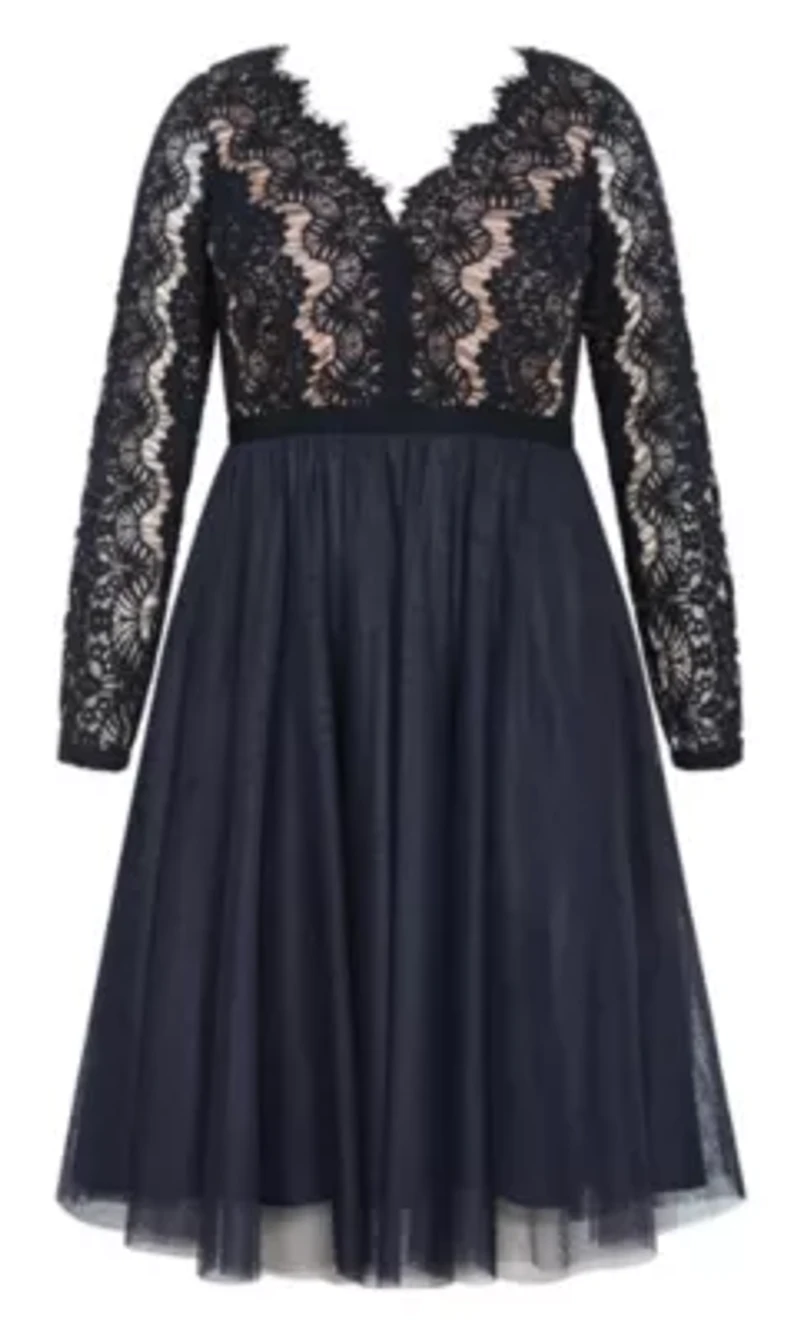 Rare Beauty Lace Midi Dress