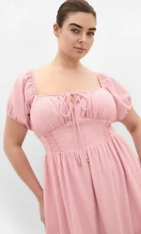 Haven Embroidery Trim Maxi Dress