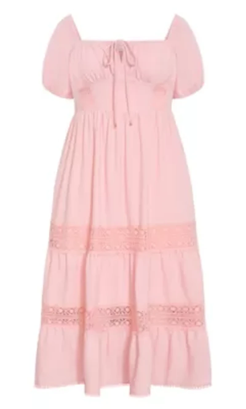 Haven Embroidery Trim Maxi Dress