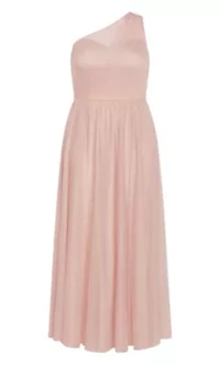 Daniela One Shoulder Tulle Maxi Dress