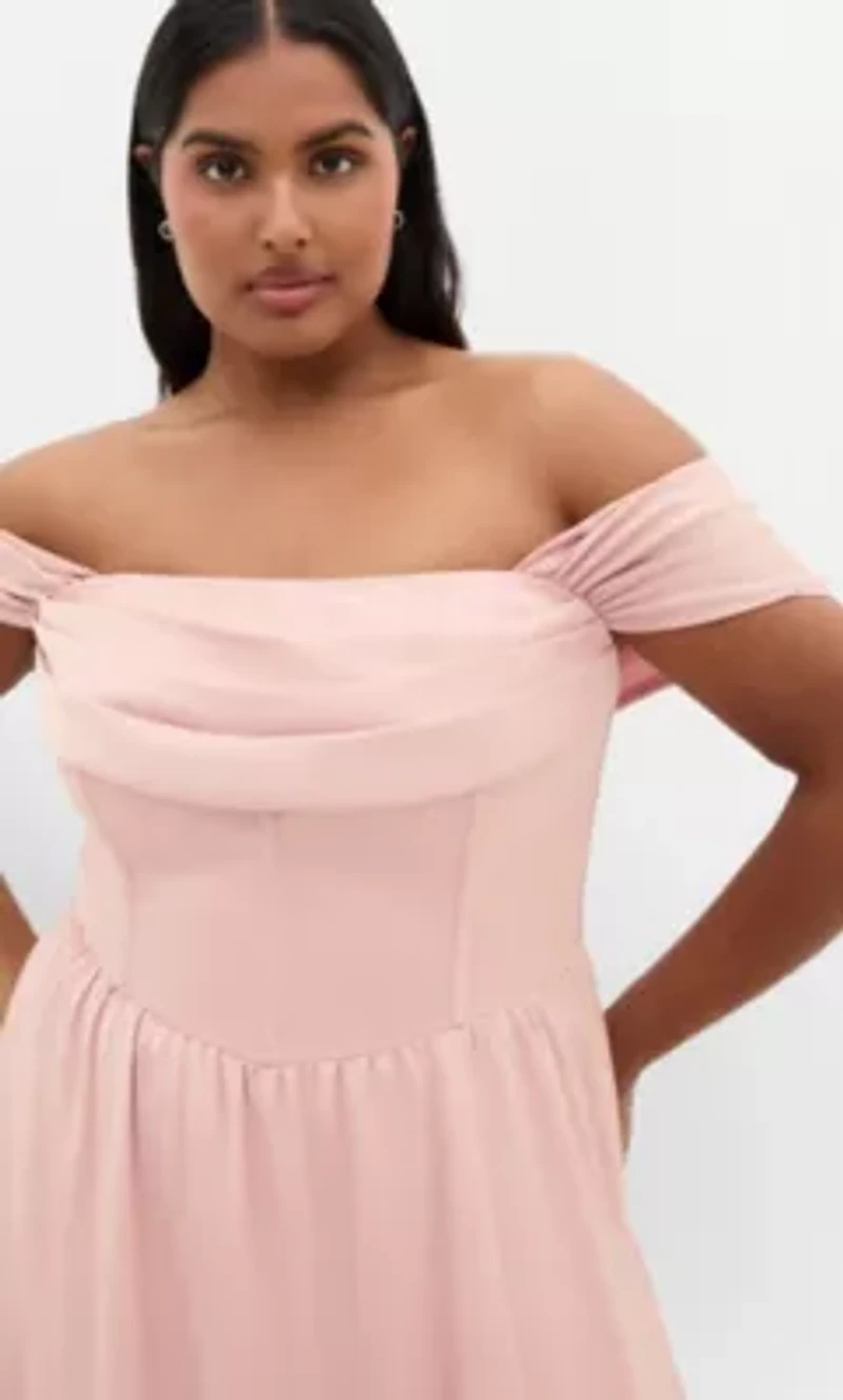 Angel Love Off Shoulder Maxi Dress