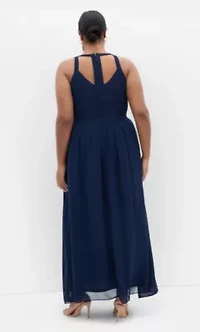 Panelled Bodice Maxi Dress