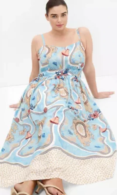 Voyage Print Maxi Dress