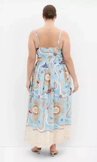 Voyage Print Maxi Dress