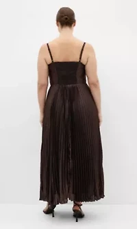Ariana Sparkle Pleat Maxi Dress