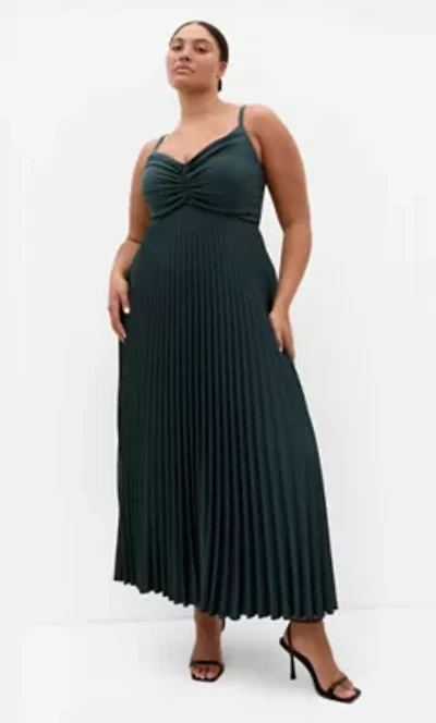 Ariana Pleat Maxi Dress