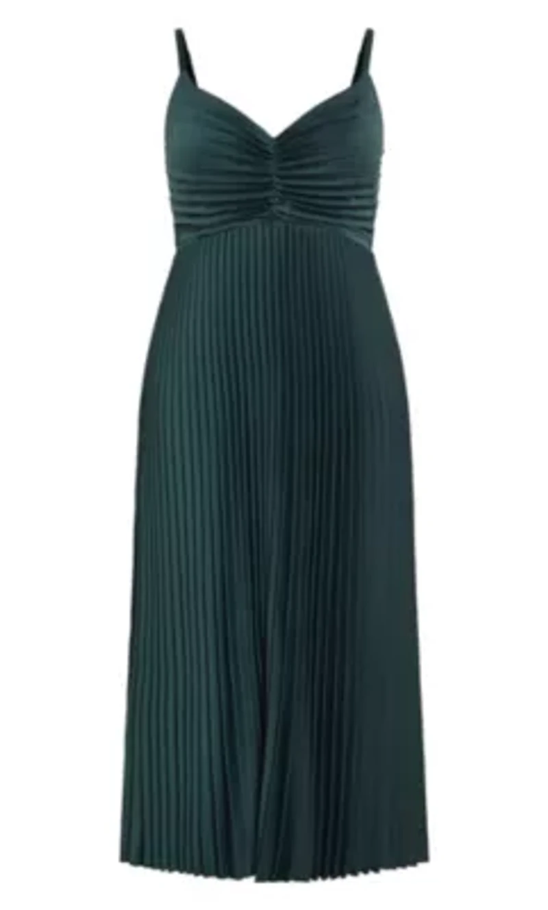 Ariana Pleat Maxi Dress