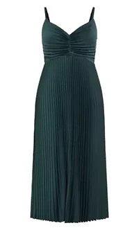 Ariana Pleat Maxi Dress