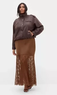 Lilly Slip Lace Hem Maxi Dress