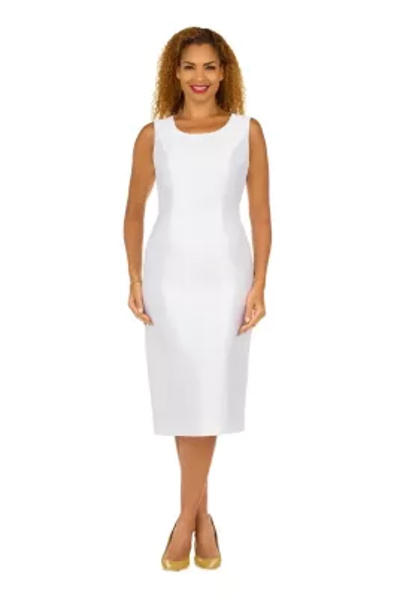 Lace Hi-Lo 2pc Jkt Dress w/ Flounce Sleeves-Plus