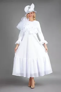 Honeycomb Mesh LS A-line Drs w/ Ovsz Org Flwr-Plus