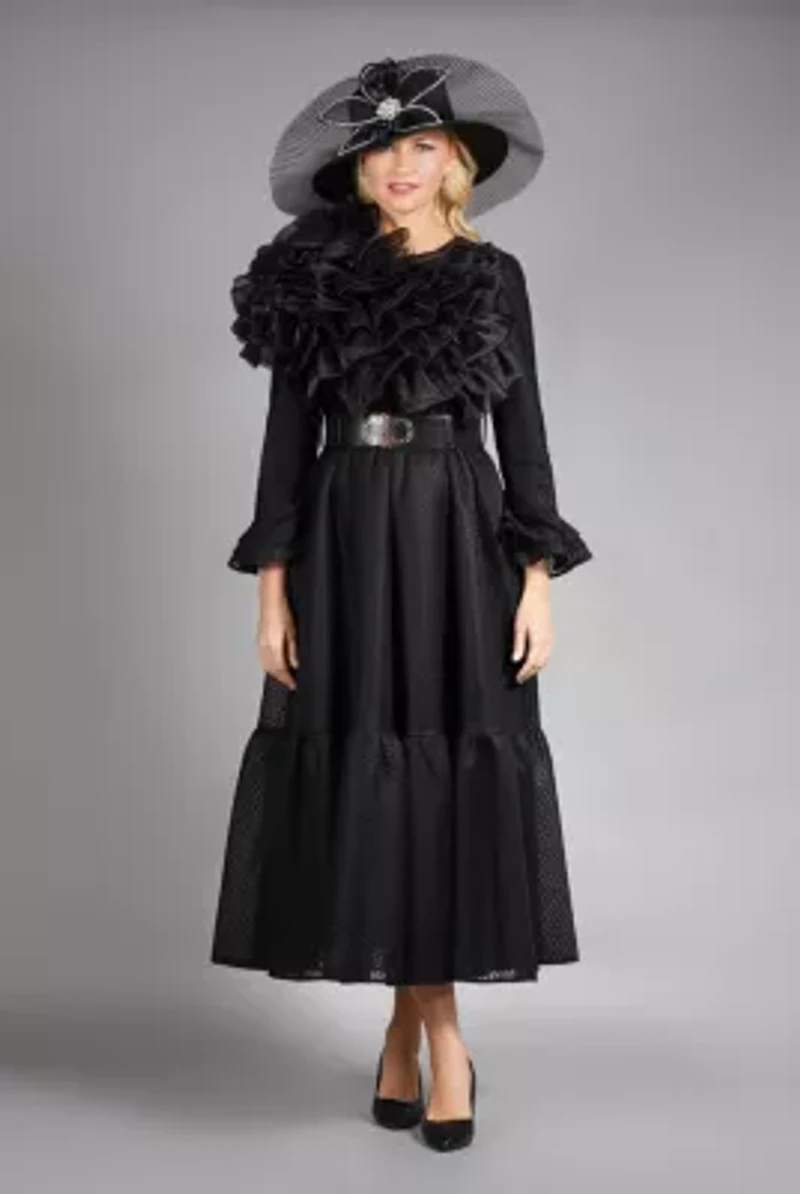 Honeycomb Mesh LS A-line Drs w/ Ovsz Org Flwr-Plus