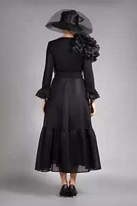 Honeycomb Mesh LS A-line Drs w/ Ovsz Org Flwr-Plus