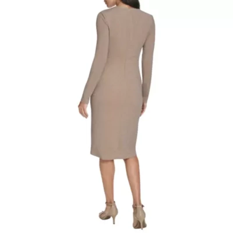 Shirred Sheath Dress