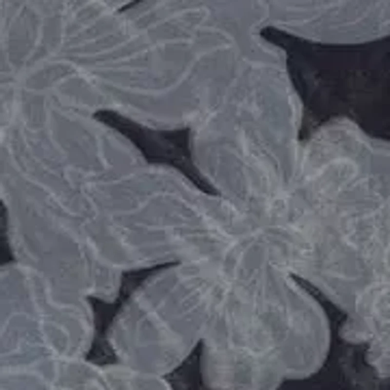 Printed Organza Sleeveless Party Dress