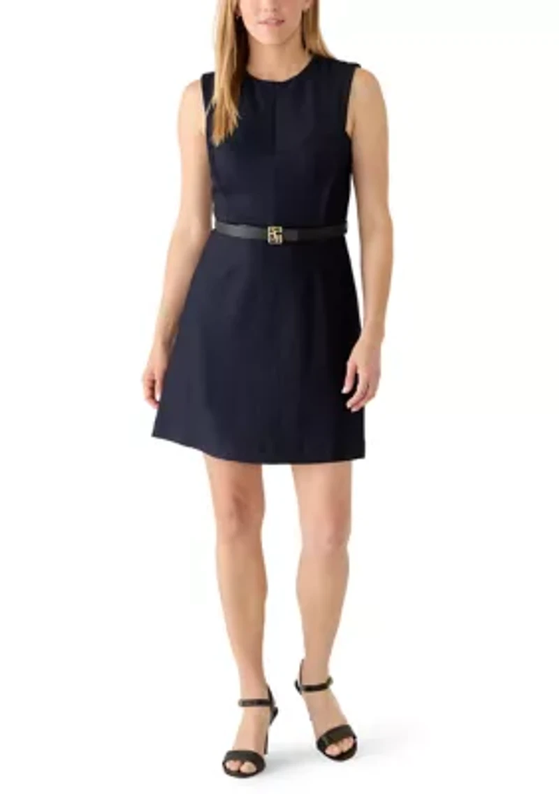 Women's Sleeveless Knit A-Line Dress