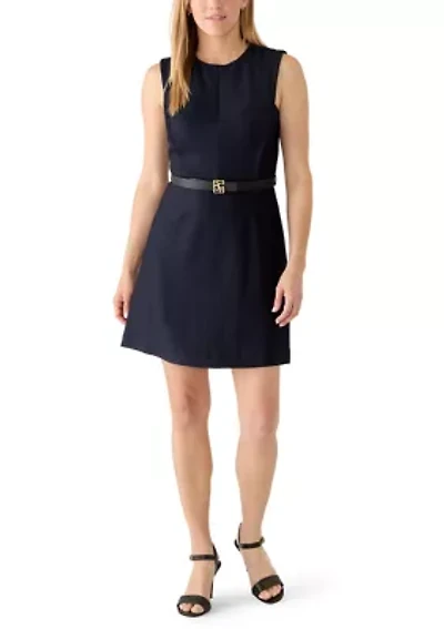 Women's Sleeveless Knit A-Line Dress