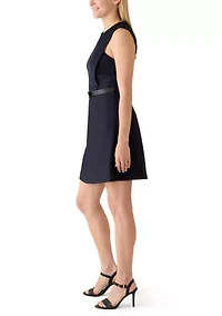 Women's Sleeveless Knit A-Line Dress