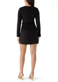 Women's Long Sleeve Scuba Dress