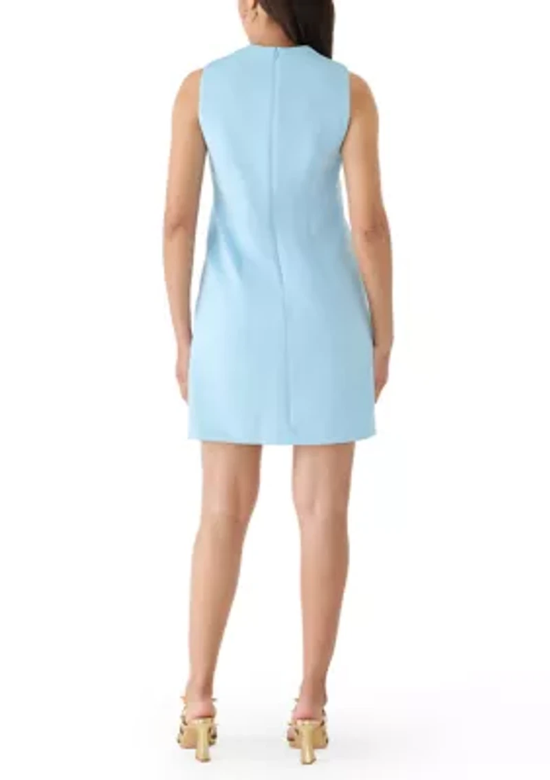 Women's Sleeveless Bow Shift Dress