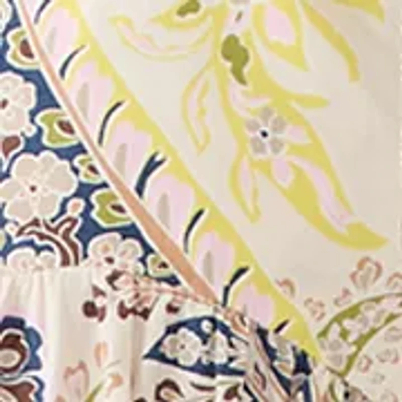 Women's Sleeveless Printed A-Line Dress