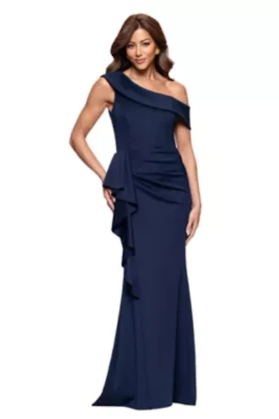 Long Techno Scuba One Shoulder Off The