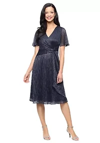 SURPLICE TWIST DRESS