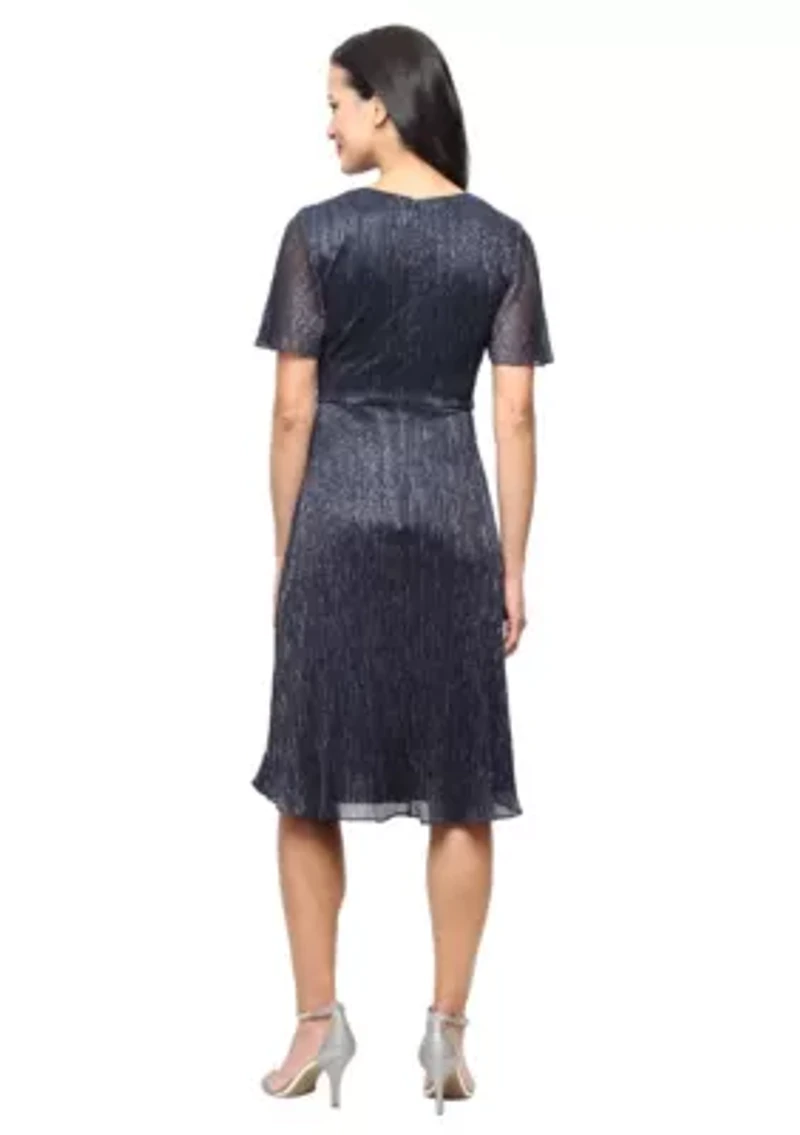 SURPLICE TWIST DRESS