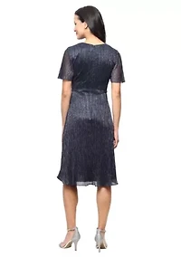 SURPLICE TWIST DRESS
