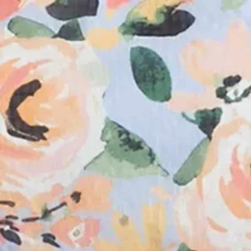 Women's Sleeveless Halter Neck Asymmetrical Hem Printed Midi Dress