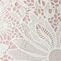 Women's Solid Lace Sheath Dress