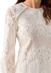 Women's Lace A-Line Dress