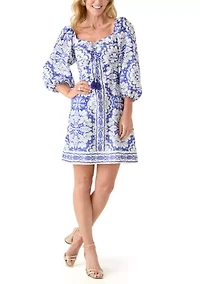 Women's Printed A-Line Dress