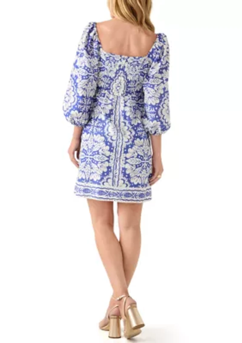 Women's Printed A-Line Dress