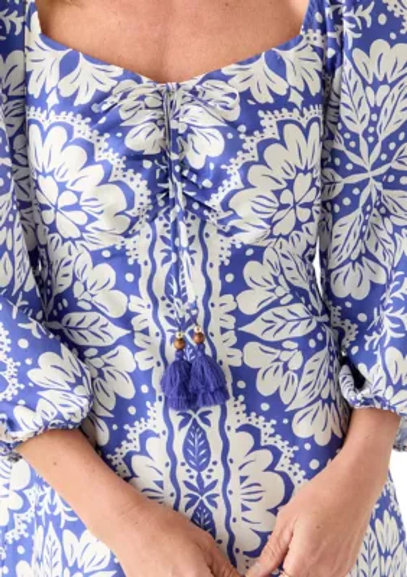 Women's Printed A-Line Dress