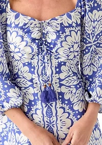 Women's Printed A-Line Dress