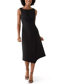 Women's Crew Neck Sheath Dress