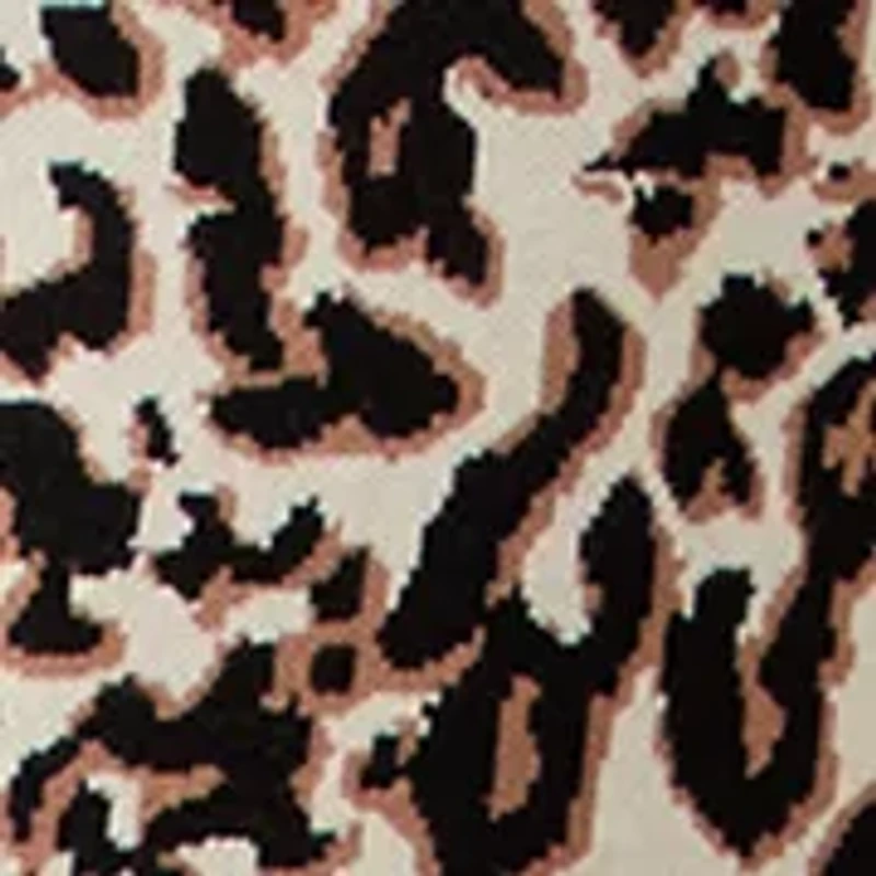 Women's Short Sleeve Mock Neck Print Sheath Dress