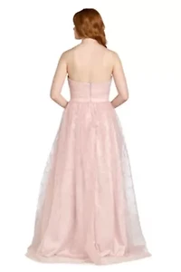 Long Ballgown with Heart Detaling