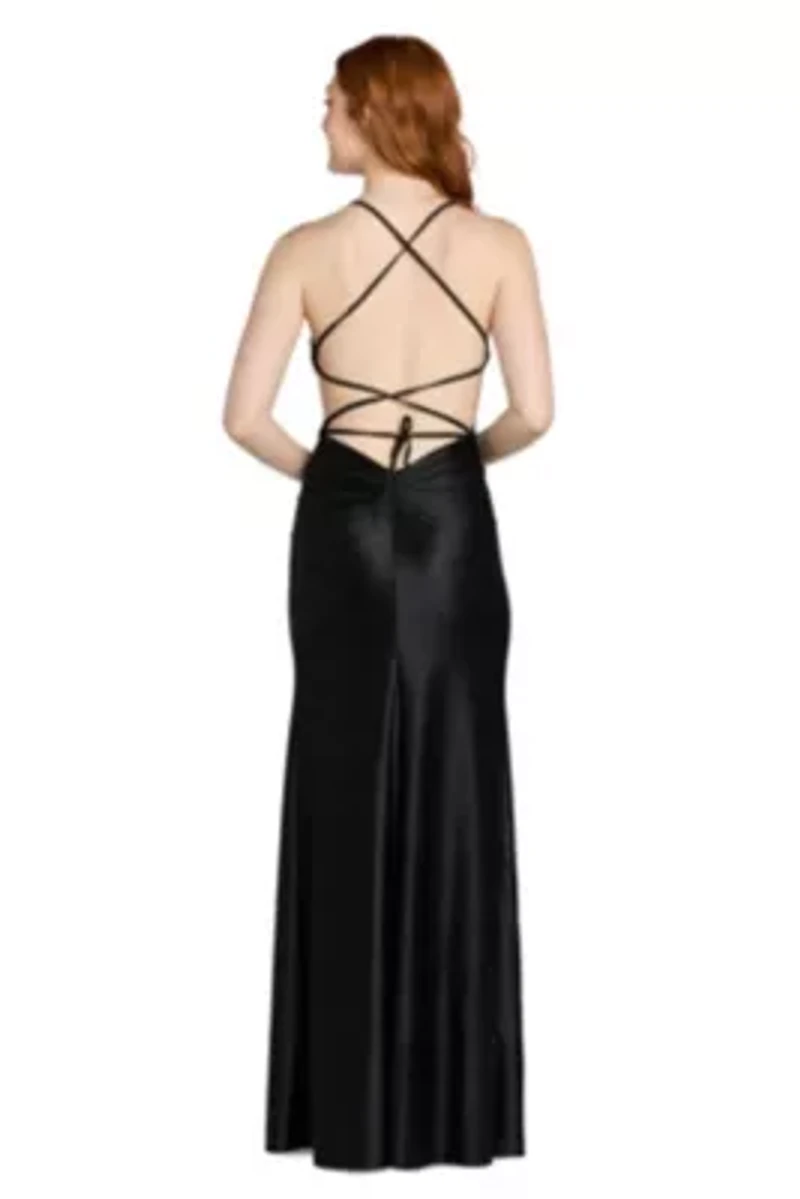 Butterfly Sequin Long Dress