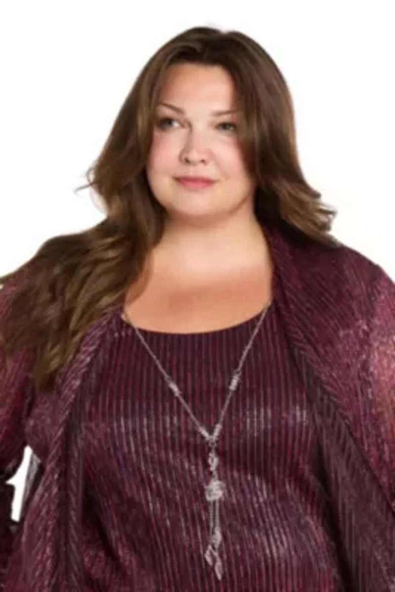 3pc Metallic Duster Pant Set